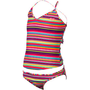 Sea Side Cross Over Swimsuit - Girls'
