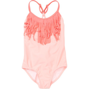Wild & Free Sporty Fringe One-Piece Swimsuit - Girls'