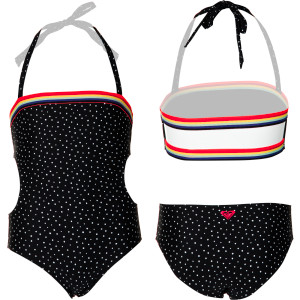 Bonfire Strappy Monokini One-Piece Swimsuit - Girls'