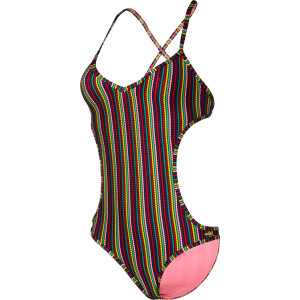 Sunrise To Sunset Criss Cross Monokini One-Piece Swimsuit - Women's