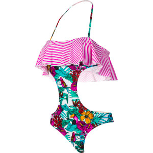 Parrot Jungle South Beach Monokini One-piece Swim Suit - Women's