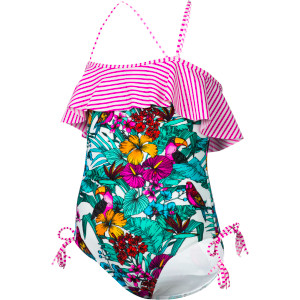Parrot Jungle San Diego One-Piece Swimsuit - Girls'