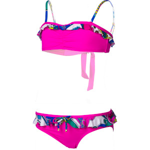 All Bright Now In Bloom Swim Set - Girls'