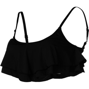 Solimar Solids Farrah Flounce Bikini Top - Women's
