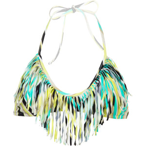 Talk Of The Town Kara Fringe Bra Bikini Top - Women's