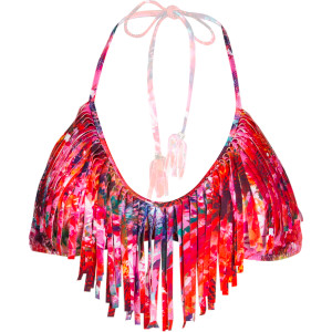 Tropical Dream Fringe Bra Bikini Top - Women's