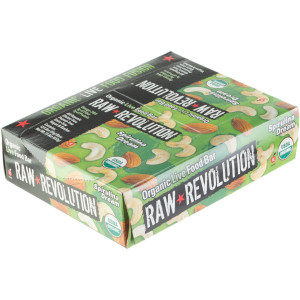 Click to Enlarge for Raw Revolution Organic Food Bar - 12 Bars Raw Revolution Organic Food Bar - 12 Bars-Image