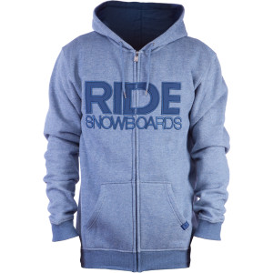 Heathered Full-Zip Hoodie - Men's