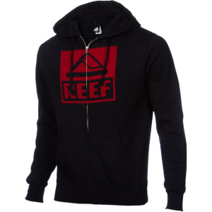 Reef Square Block Fleece Full-Zip Hoodie - Men's 