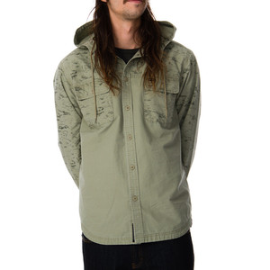 Click to Enlarge for RVCA Surplus Hooded Shirt - Long-Sleeve - Men's RVCA Surplus Hooded Shirt - Long-Sleeve - Men's -image
