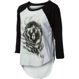 RVCA Mighty Quinn Raglan T-Shirt - 3/4-Sleeve - Women's