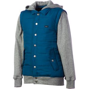 RVCA Puffer Fleece Hooded Jacket - Boys'