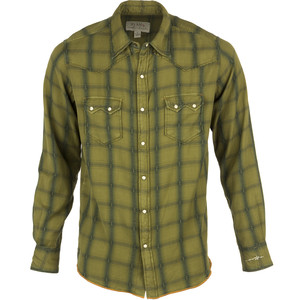 Click to Enlarge for Ryan Michael & Barn Fly Trading Indigo Overdyed Plaid Shirt - Long-Sleeve - Men's Ryan Michael & Barn Fly Trading Indigo Overdyed Plaid Shirt - Long-Sleeve - Men's-Image
