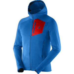 Click to Enlarge for Salomon BC Smartskin Midlayer Fleece Hooded Jacket - Men's Salomon BC Smartskin Midlayer Fleece Hooded Jacket - Men's -image
