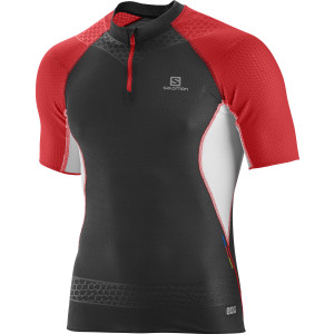 Click to Enlarge for Salomon S-Lab Exo Zip Shirt - Short-Sleeve - Men's Salomon S-Lab Exo Zip Shirt - Short-Sleeve - Men's-Image