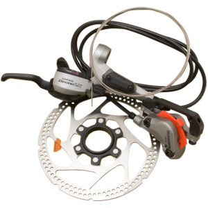Shimano Shimano LX Dual Control Lever, Caliper & Rotor Kit - Hydraulic - REAR