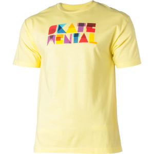 Skate Mental Paper Block Logo T-Shirt - Short-Sleeve - Men's