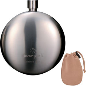 Snow Peak Titanium Round Flask