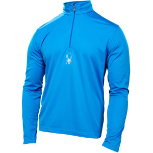 Click to Enlarge for Spyder Silver Dip Dry W.E.B. Zip-Neck Top- Men's Spyder Silver Dip Dry W.E.B. Zip-Neck Top- Men's -image