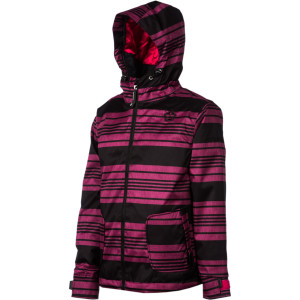 Sessions Munchie Heather Stripe Snowboard Jacket - Girls'
