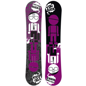 Stepchild Snowboards Salary Man Snowboard - Wide - 2010