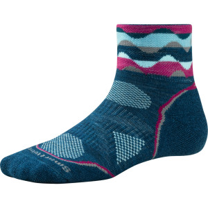 Click to Enlarge for SmartWool PhD Cycle Light Mini Sock - Women's SmartWool PhD Cycle Light Mini Sock - Women's -image