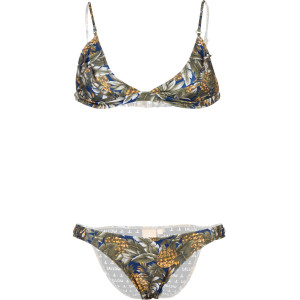 Click to Enlarge for Tallow Gallery Pineapples Triangle Bikini - Women's Tallow Gallery Pineapples Triangle Bikini - Women's-Image