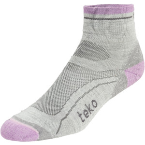 Click to Enlarge for Teko Organic SIN3RGI Light Minicrew Running Sock - Women's Teko Organic SIN3RGI Light Minicrew Running Sock - Women's-Image