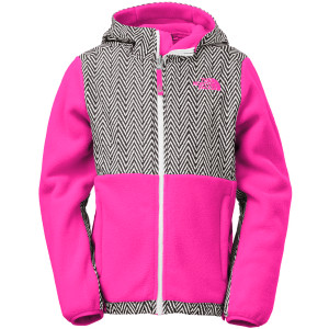 Click to Enlarge for The North Face Denali Hooded Fleece Jacket - Girls' The North Face Denali Hooded Fleece Jacket - Girls'-Image