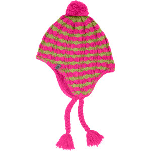 Fuzzy Earflap Beanie - Girls'