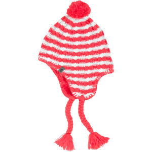 Fuzzy Earflap Beanie - Girls'