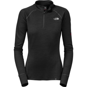 Blended Merino Zip-Neck Top - Women's