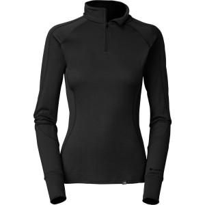 Warm Zip Neck Long Underwear Top - Women's
