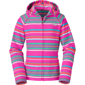 Glacier Striped Full-Zip Hoodie - Girls'