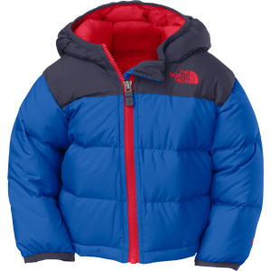 Click to Enlarge for The North Face Nupste Hooded Down Jacket - Infant Boys' The North Face Nupste Hooded Down Jacket - Infant Boys' -image