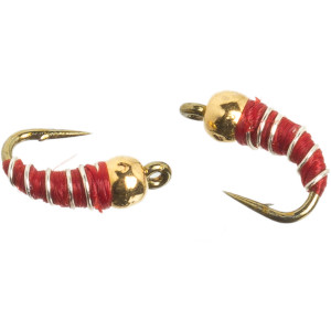 Tungsten Zebra Midge - 2-Pack