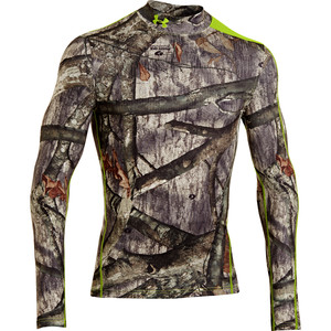 Click to Enlarge for Under Armour Coldgear Infrared Scent Control Evo Mock Top - Men's Under Armour Coldgear Infrared Scent Control Evo Mock Top - Men's-Image