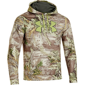 Click to Enlarge for Under Armour Camo Big Logo Pullover Hoodie - Men's Under Armour Camo Big Logo Pullover Hoodie - Men's-Image
