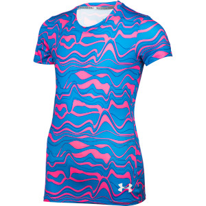 HeatGear Sonic Printed T-Shirt - Short-Sleeve - Girls'