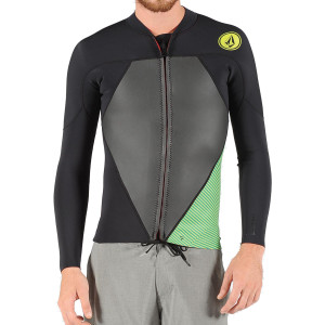 Click to Enlarge for Volcom Stone Zip Rashguard Jacket - Long-Sleeve - Men's Volcom Stone Zip Rashguard Jacket - Long-Sleeve - Men's -image