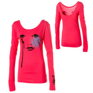 Volcom Tear Drip Scoop Back T-Shirt - Long-Sleeve - Women's - 2009