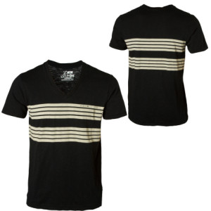 Volcom Blackstripe Slub V-Neck T-Shirt - Short-Sleeve - Men's