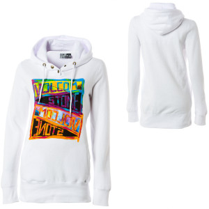 Volcom Acrylic Relaxed Hooded Pullover Sweatshirt - Women's
