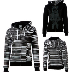 Volcom Stripe Reversible Full-Zip Sweatshirt - Women's - 2010
