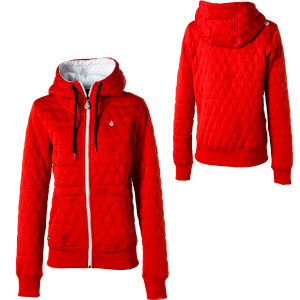 Volcom Petry Quilted Insulated Hydro Full-Zip Hooded Sweatshirt - Women's