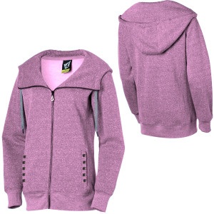 Volcom Wendell Long Novelty Full-Zip Hooded Sweatshirt - Women's - 2010