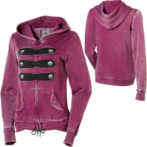 Volcom Burn Doubt Band Full-Zip Hooded Sweatshirt - Women's