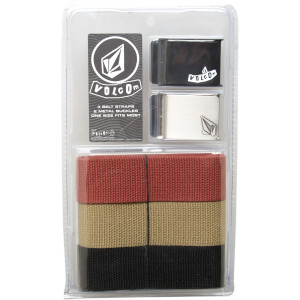 Volcom Interchange 2 Web Belt Set - 3-Pack - 2011