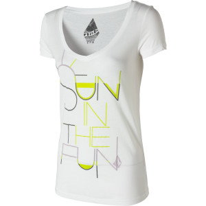 Volcom Funsun Slim Scoop V Neck T-Shirt - Short-Sleeve - Women's - 2012