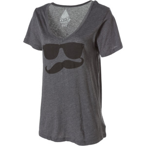 Volcom Russ-Tache Boyfriend V Neck T-Shirt - Short-Sleeve - Women's